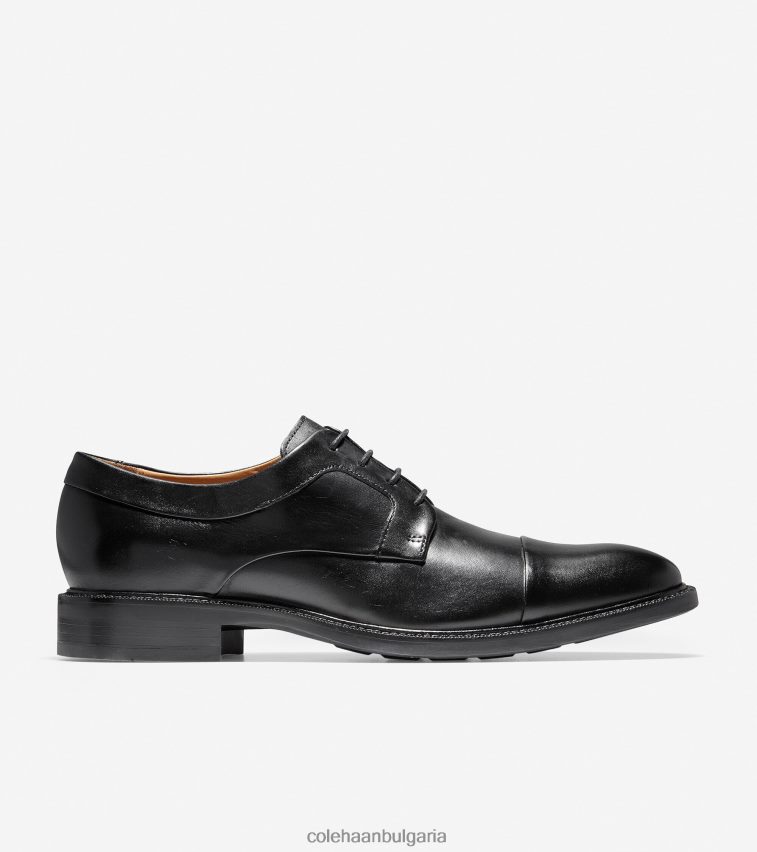 Cole Haan Уорън капачка оксфорд мъже 84PB6Z399 черен обувки