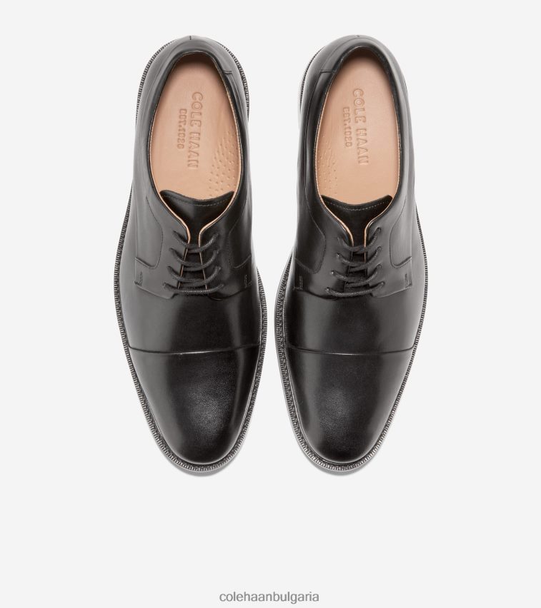 Cole Haan Уорън капачка оксфорд мъже 84PB6Z399 черен обувки