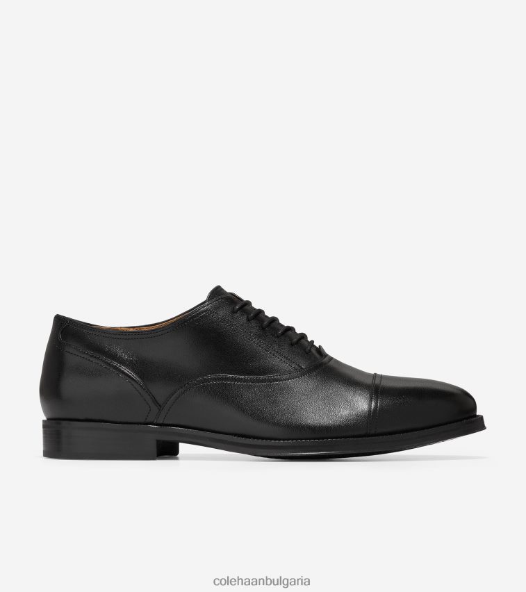 Cole Haan модерна класическа шапка с пръсти Оксфорд мъже 84PB6Z400 черен обувки