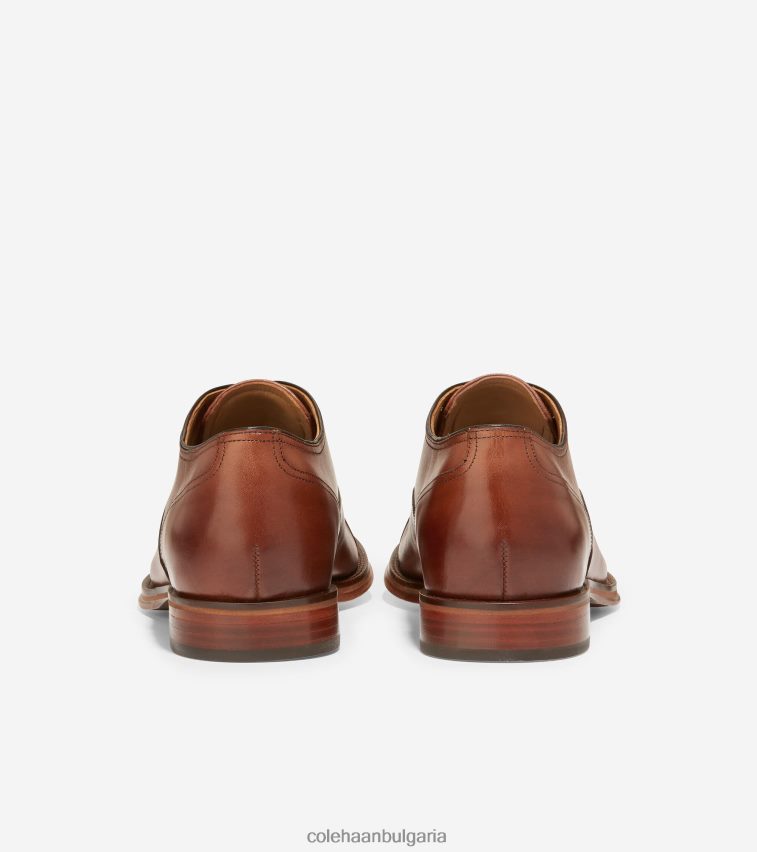 Cole Haan модерна класическа шапка с пръсти Оксфорд мъже 84PB6Z401 британски тен обувки