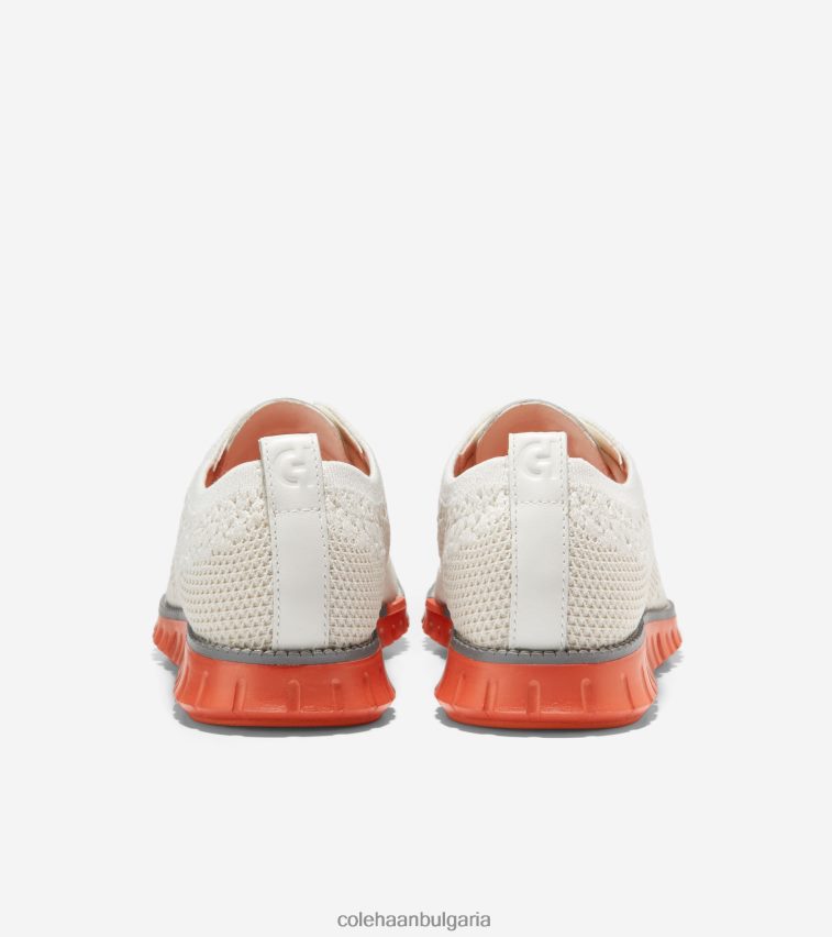 Cole Haan зерогранд Оксфорд мъже 84PB6Z426 бяла чапла охра стичлит обувки