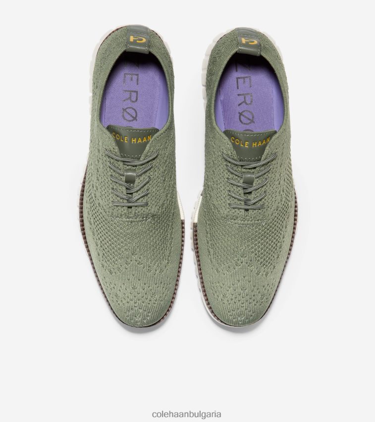 Cole Haan зерогранд Оксфорд мъже 84PB6Z427 стичлит от чаени листа обувки