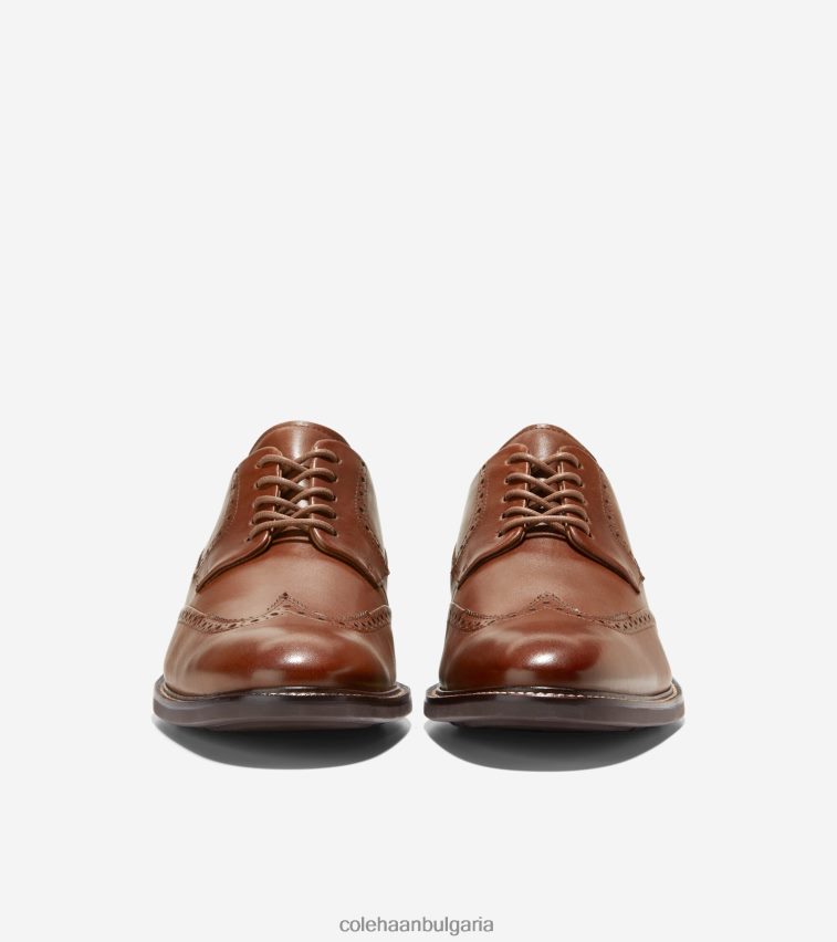 Cole Haan Warren wingtip oxford мъже 84PB6Z463 британски тен обувки