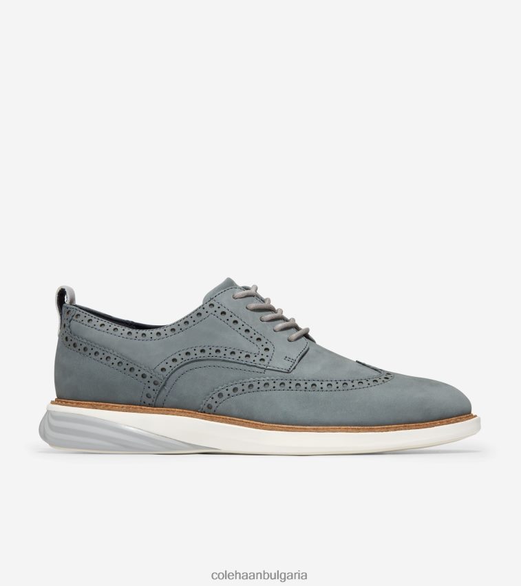 Cole Haan grand evolution shortwing oxford мъже 84PB6Z457 бурно време-слонова кост обувки