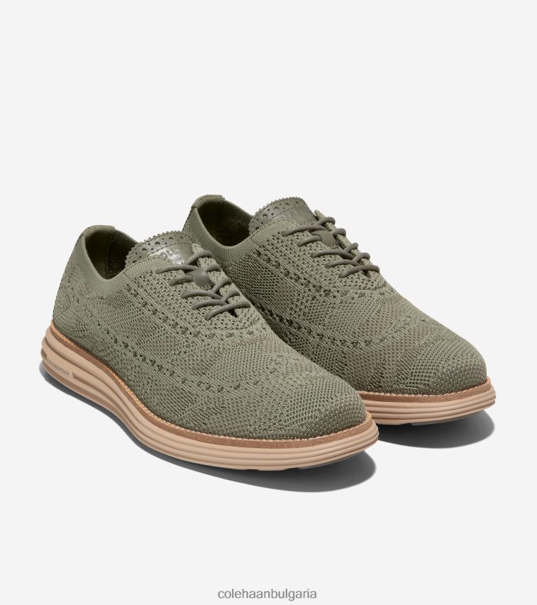 Cole Haan originalgrand remastered longwing oxford мъже 84PB6Z443 чаено листо маслиново камуфлажно стичлайт обувки