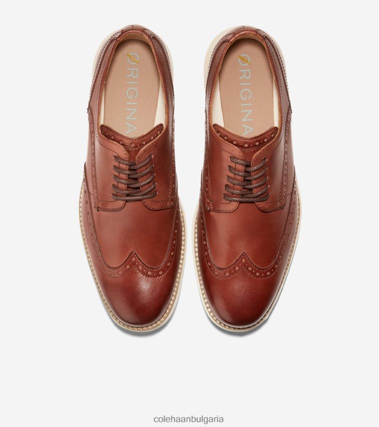 Cole Haan originalgrand wingtip oxford мъже 84PB6Z285 woodbury-слонова кост обувки