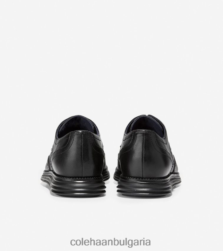 Cole Haan originalgrand wingtip oxford мъже 84PB6Z287 черен обувки