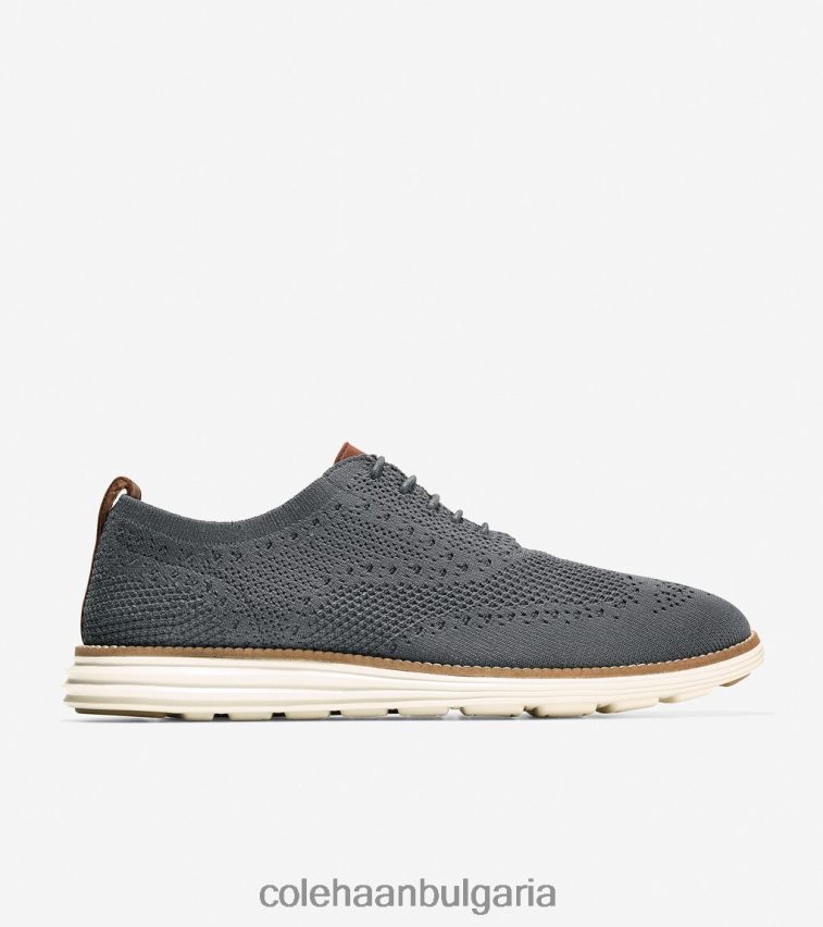 Cole Haan originalgrand wingtip oxford мъже 84PB6Z392 магнит стичлит-слонова кост обувки