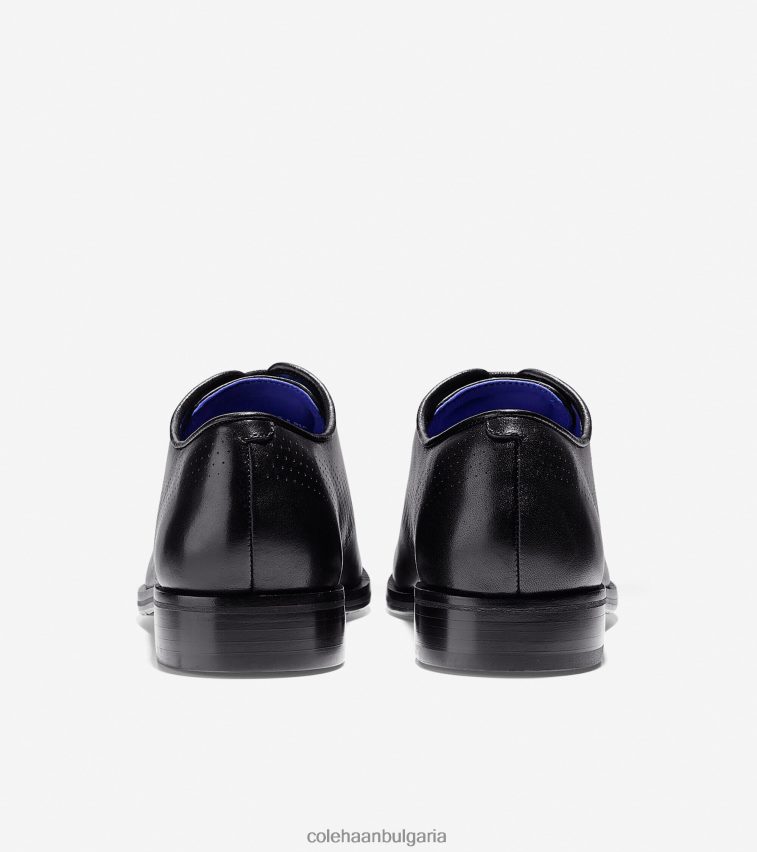 Cole Haan washington grand laser wingtip oxford мъже 84PB6Z419 Черна кожа обувки