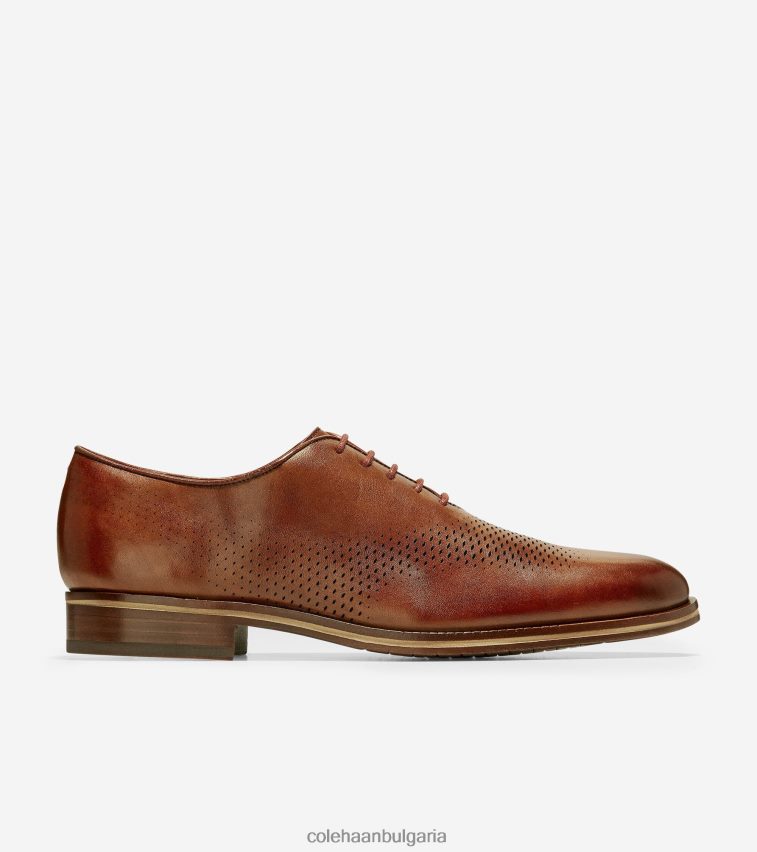 Cole Haan washington grand laser wingtip oxford мъже 84PB6Z420 британска кафява кожа обувки