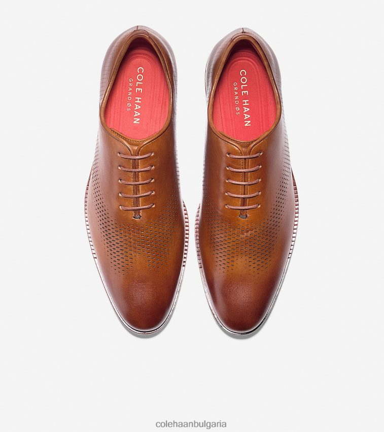 Cole Haan washington grand laser wingtip oxford мъже 84PB6Z420 британска кафява кожа обувки