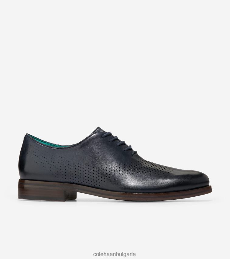 Cole Haan washington grand laser wingtip oxford мъже 84PB6Z421 морско мастило обувки