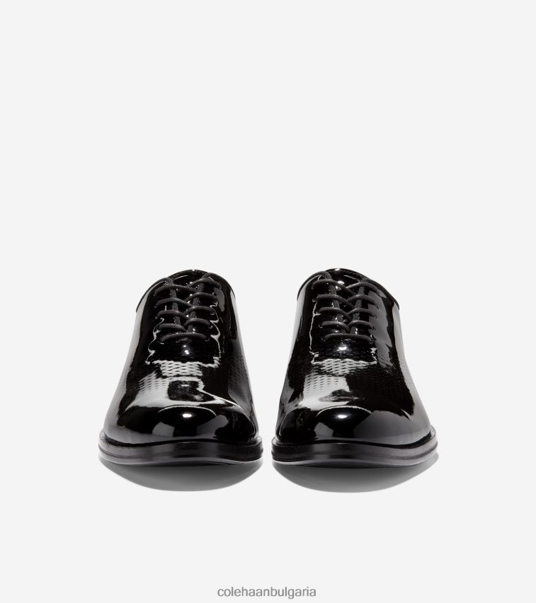 Cole Haan washington grand laser wingtip oxford мъже 84PB6Z422 черен патент обувки