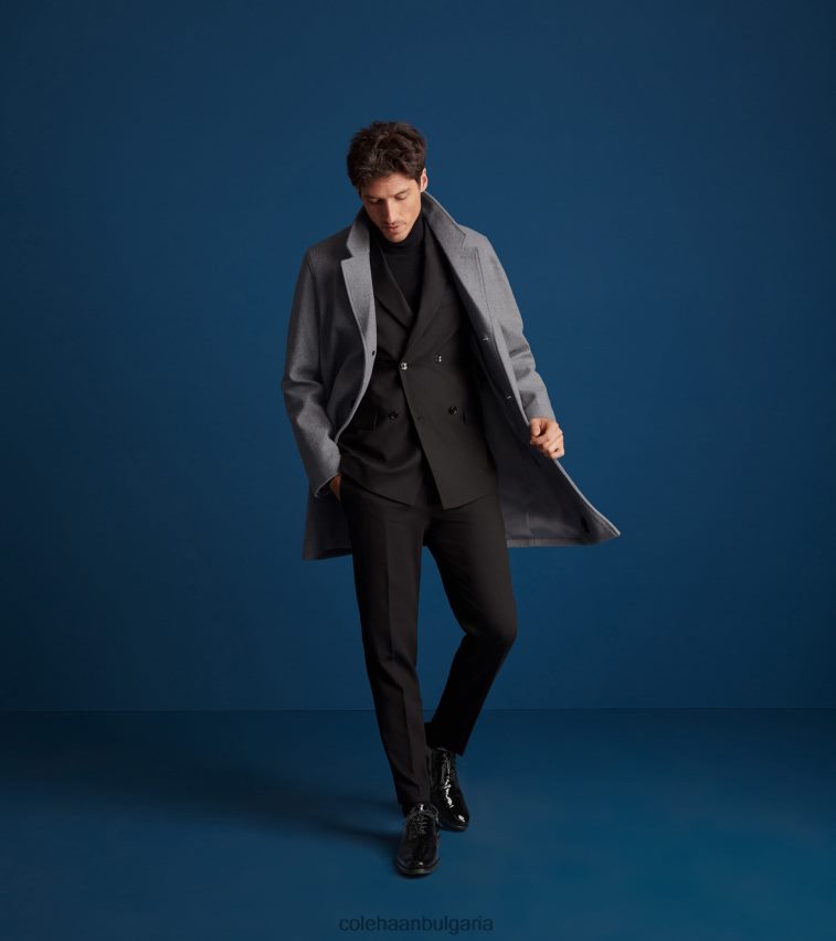 Cole Haan washington grand laser wingtip oxford мъже 84PB6Z422 черен патент обувки