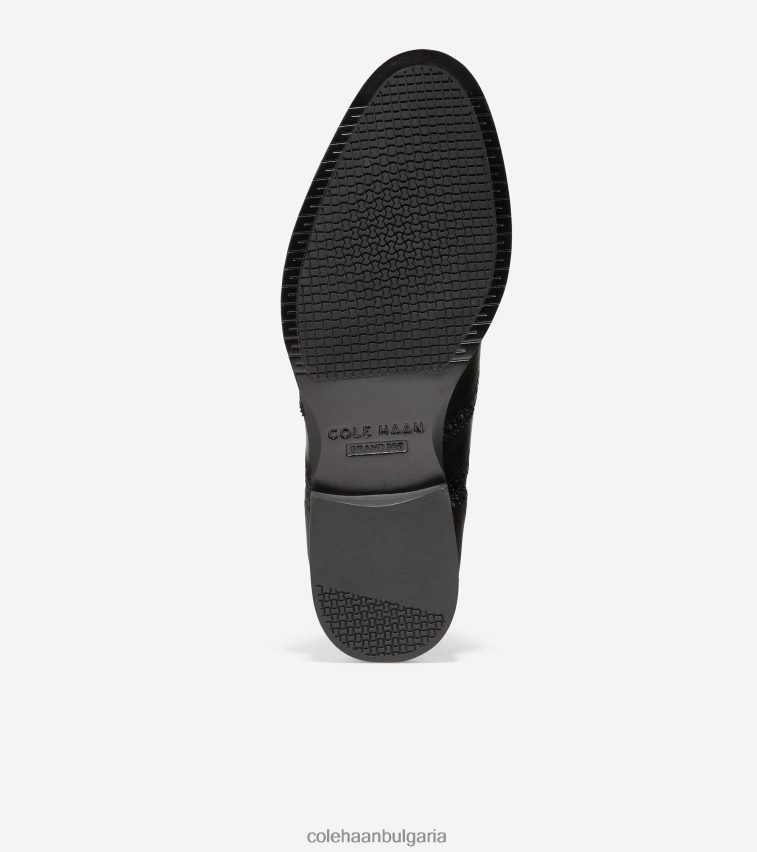 Cole Haan модерен класически wingtip oxford мъже 84PB6Z430 черен обувки