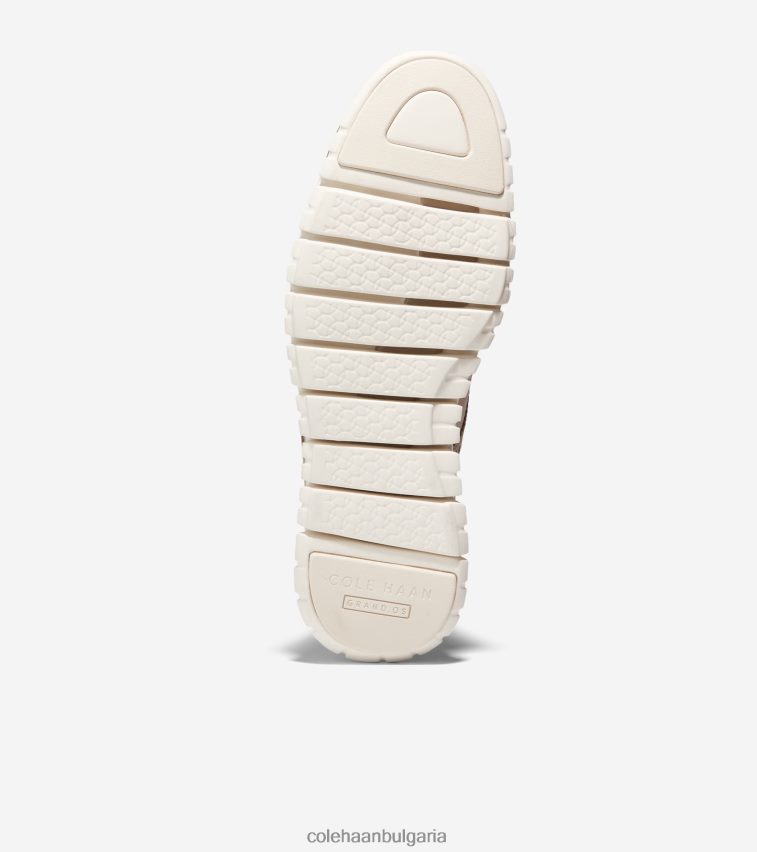 Cole Haan zerogrand wingtip oxford мъже 84PB6Z394 дюнен набук-трюфел-слонова кост обувки