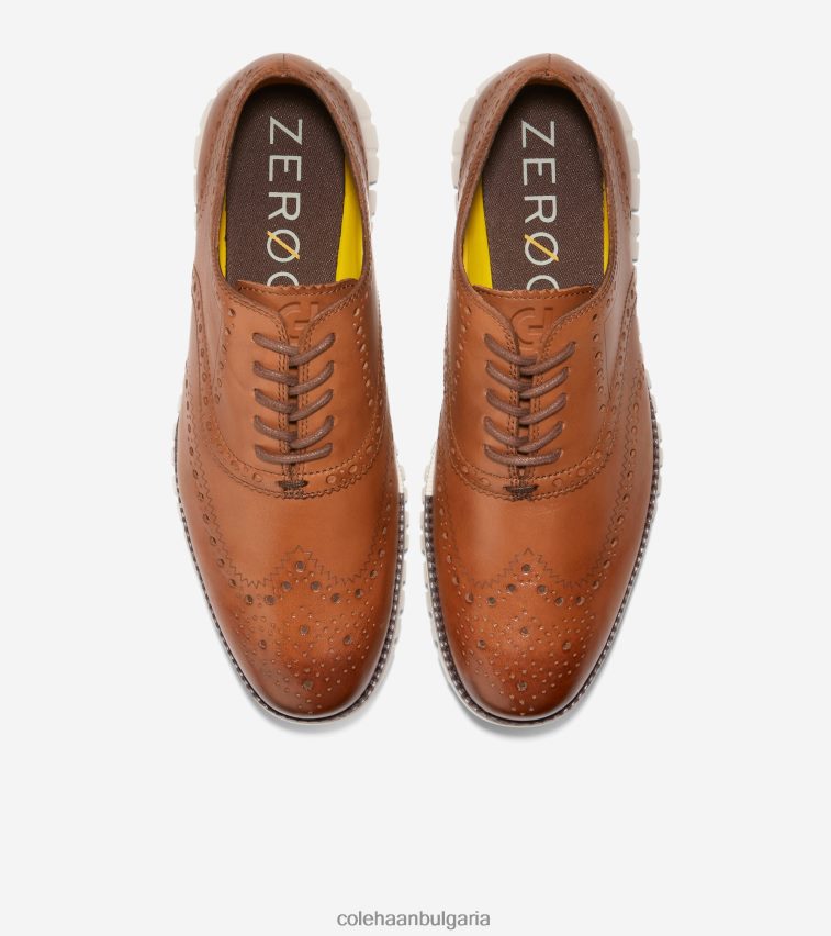Cole Haan zerogrand wingtip oxford мъже 84PB6Z395 британски тен обувки