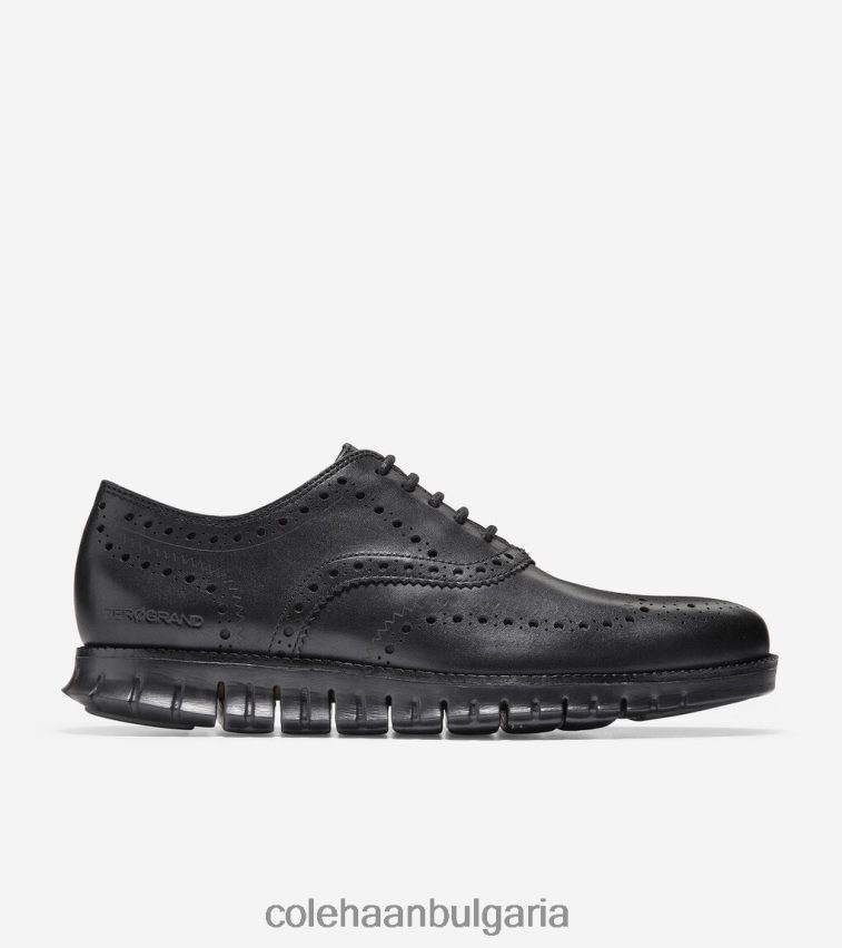Cole Haan zerogrand wingtip oxford мъже 84PB6Z396 черен обувки